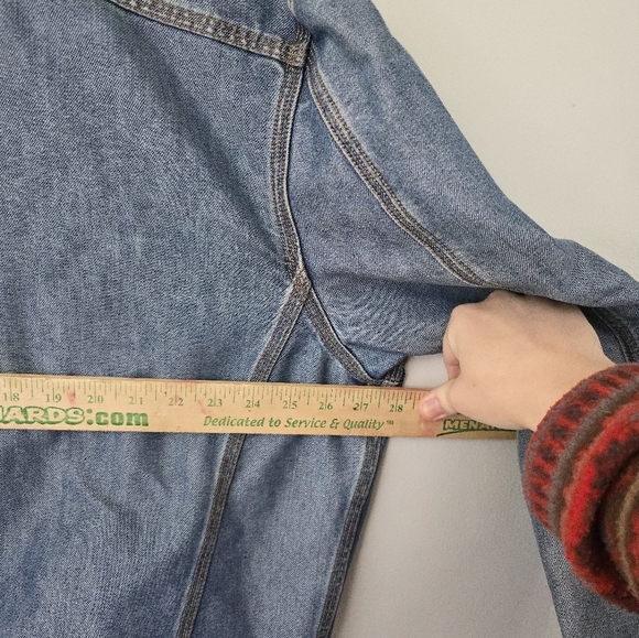 Guess Vintage 90's Y2K Jean Denim Trucker Jacket Mens XXL - Picture 11 of 15